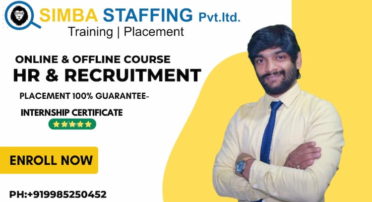 course | Learn complete life cycle of HR & Recruitment process with 100% Job Guarantee
