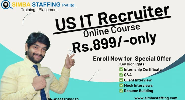course | Learn Fundamental of USA IT Recruiter with 100% Job Guarantee (Recorded class)